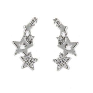 Elegant Star CZ Earrings